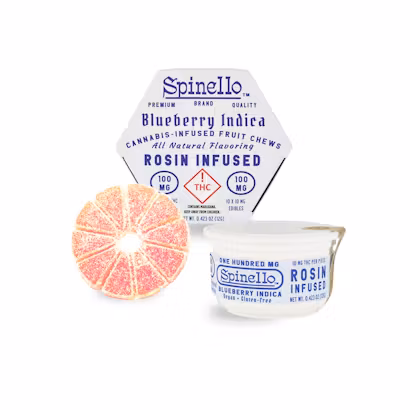 Photograph of Product: Blueberry - Rosin Infused Fruit Chew Round - 100mg