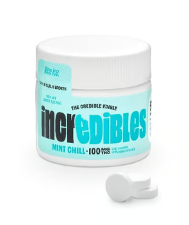 Photograph of product: INCREDIBLES - MINT CHILL MINTS (50PK) (100MG) (H)