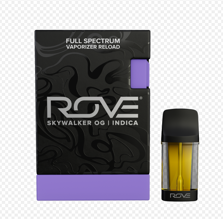 Photograph of product: ROVE 1G SKYWALKER OG LIVE RESIN DIAMONDS RELOAD CARTRIDGE