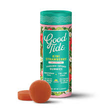 Photograph of product: Gummies - 100mg TH-oui/CBD/CBG - Kiwi Strawberry (Good Tide)