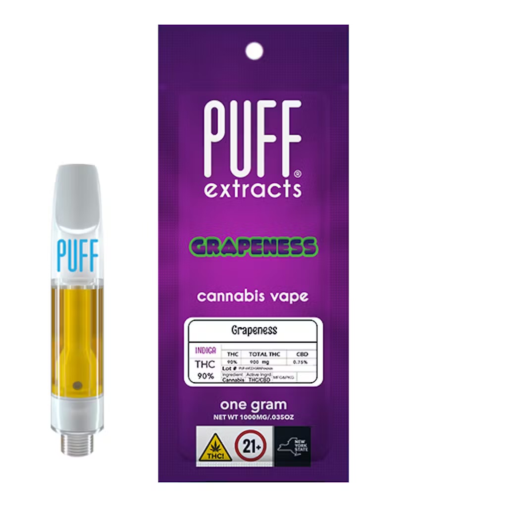 Photograph of product: Puff | Cartridge | Grapeness