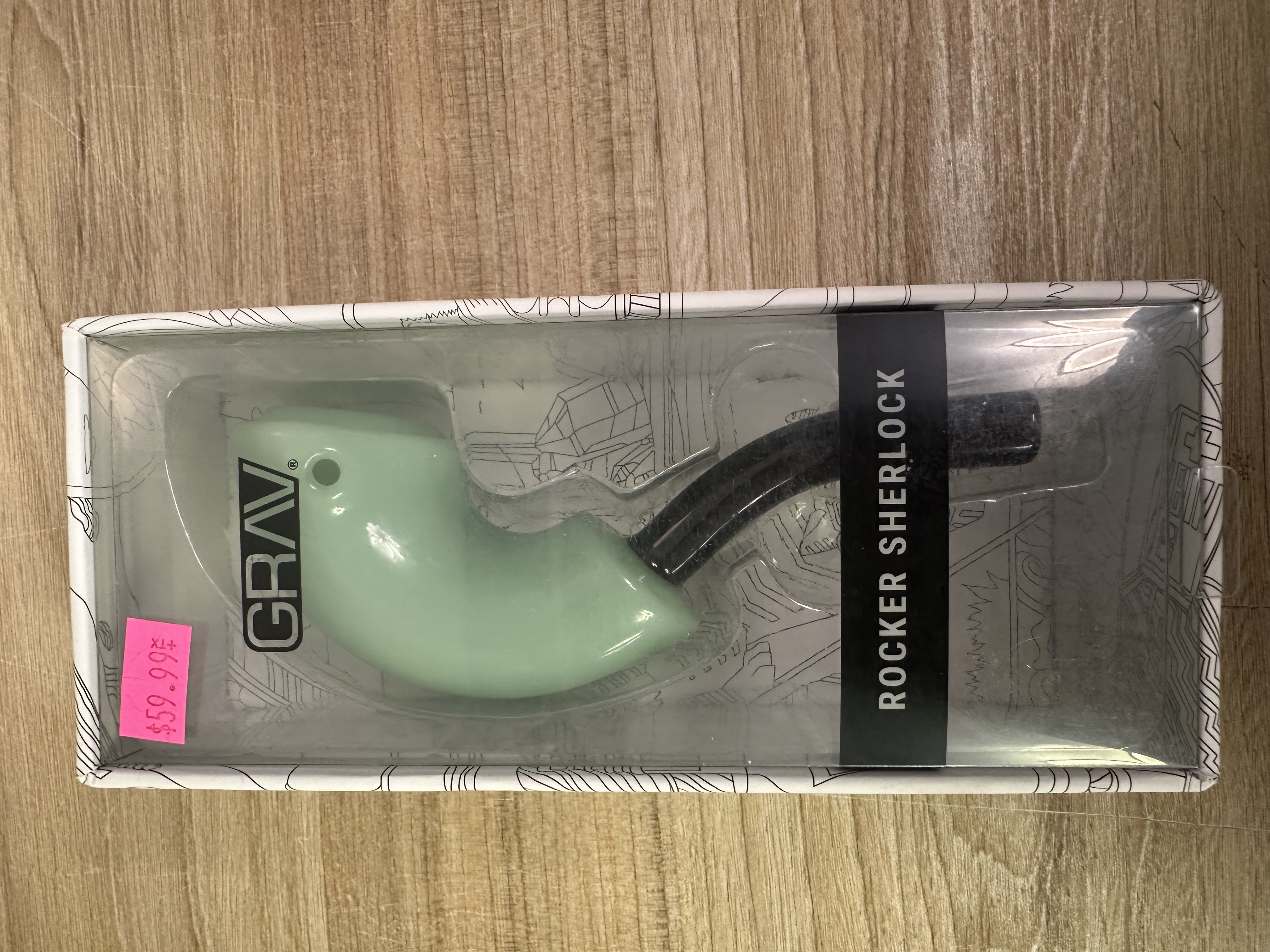 Photograph of product: *GRAV Rocker Sherlock Smoking Pipe