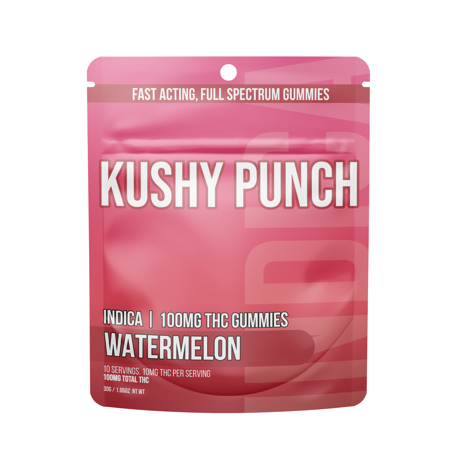 Photograph of product: Kushy Punch Oui'd Watermelon Gummies