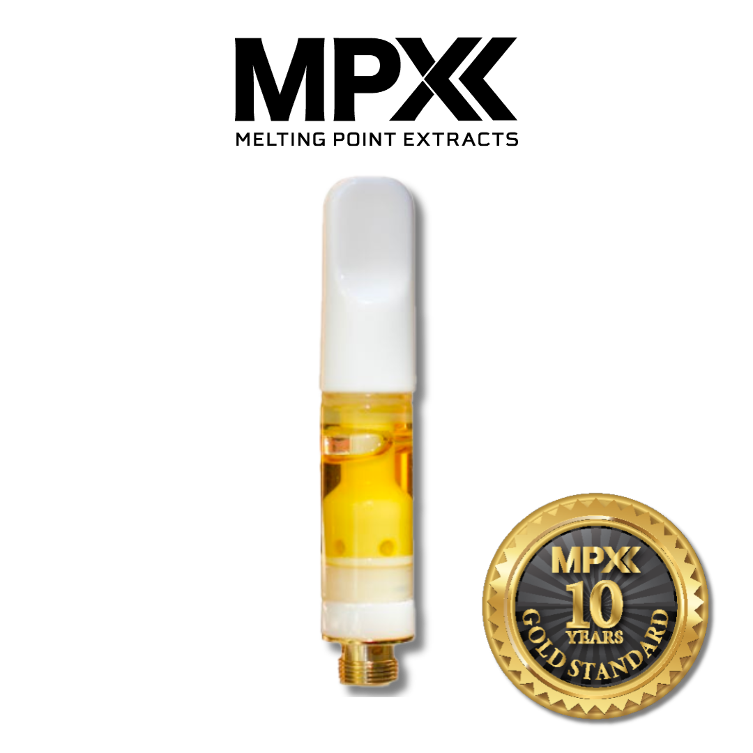 Photograph of product: MPX Orange Queso Live Rosin Cart