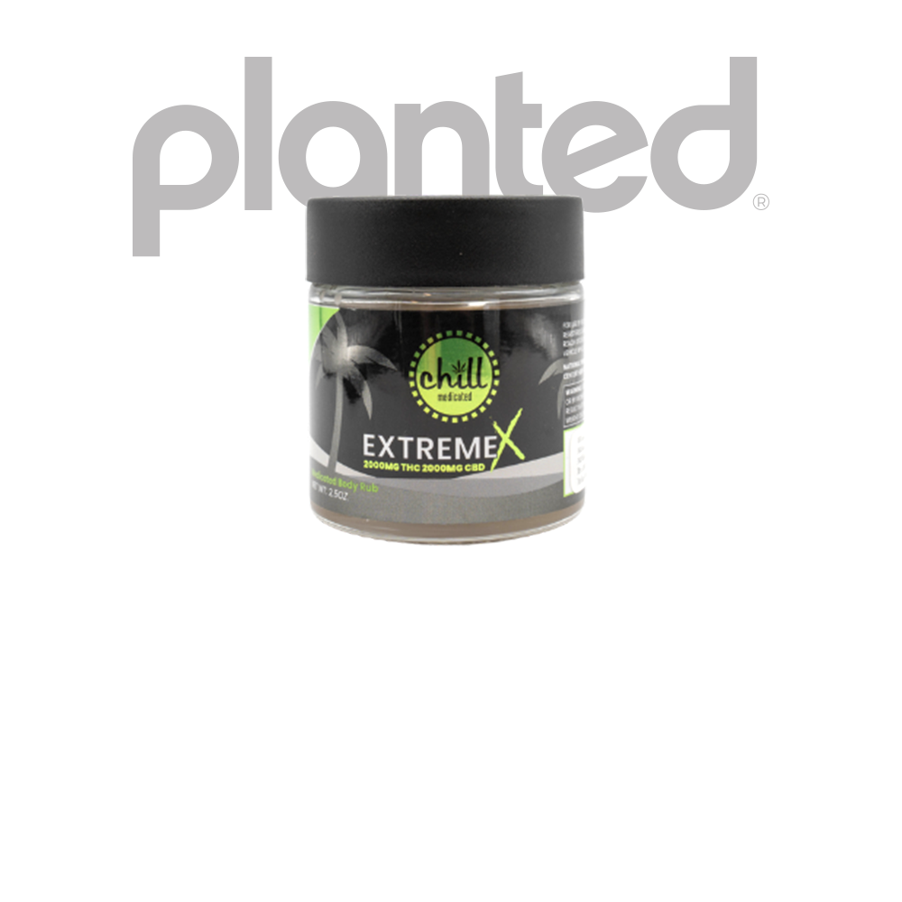 Photograph of product: CHILL MEDICATED | EXTREME BODY RUB | 2000MG:2000MG | REC