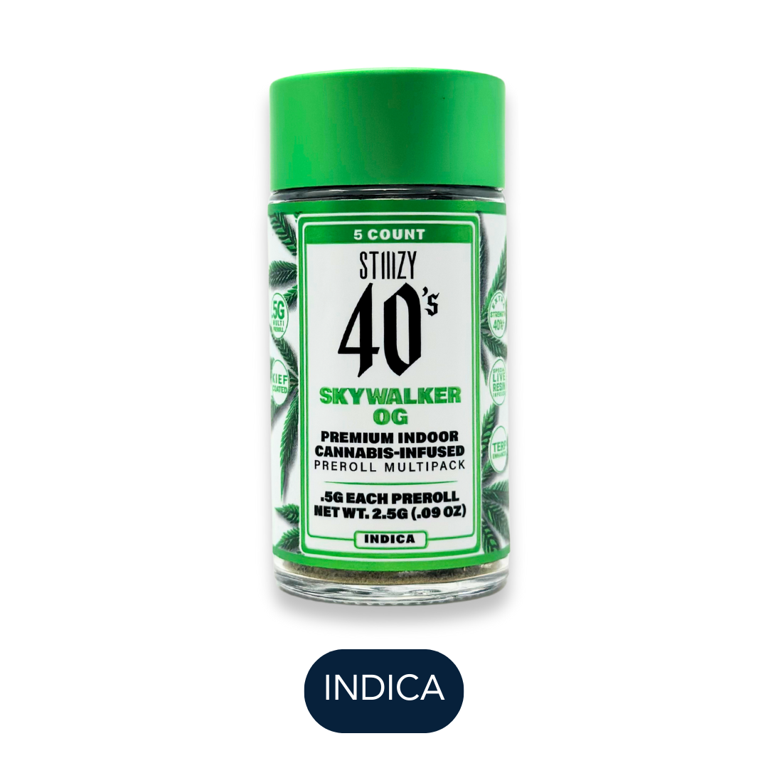 Photograph of product: 40s - Skywalker Og I - Infused Preroll Pack - 5pk - 2.5g