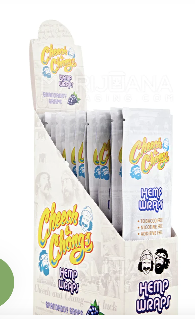 Photograph of product: Cheech and Chong's Grape Hemp Blunt Wraps