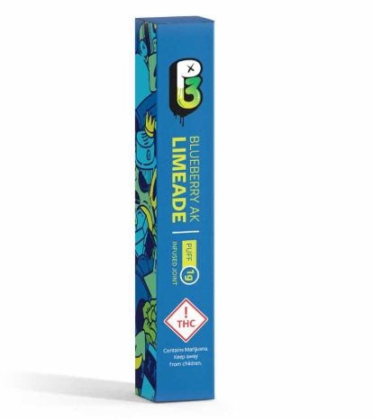 Photograph of product: P3. Blueberry AK Limeade Infused Joint