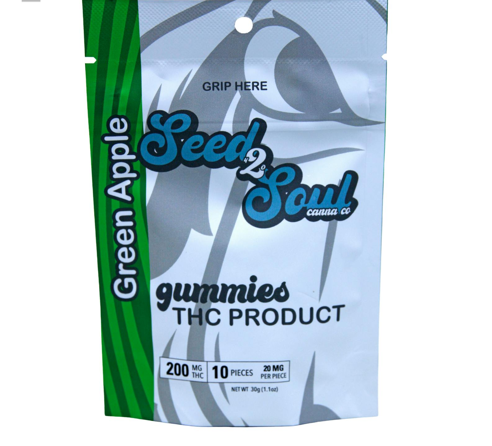 Photograph of Product: Green Apple Gummies | 200mg