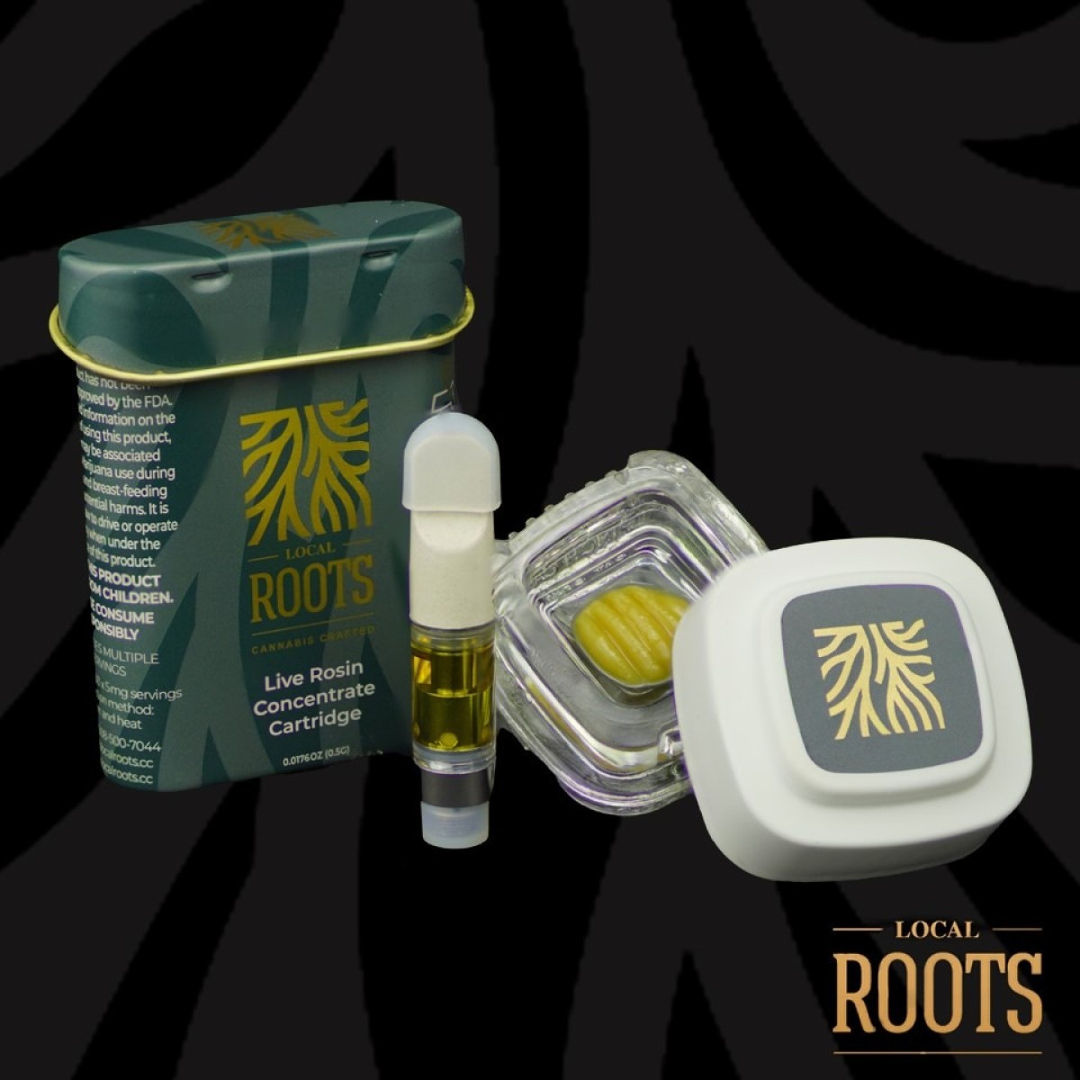 Photograph of product: Pura Vida Live Rosin Cartridge - 0.5g