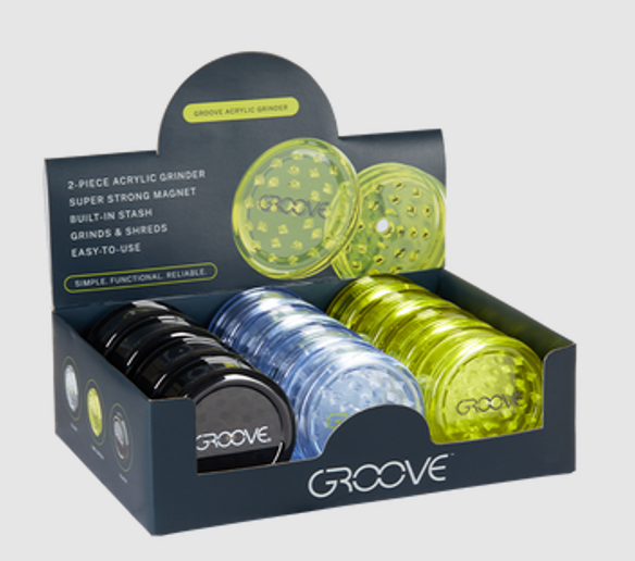 Photograph of product: Groove | Acrylic Grinder | Assorted