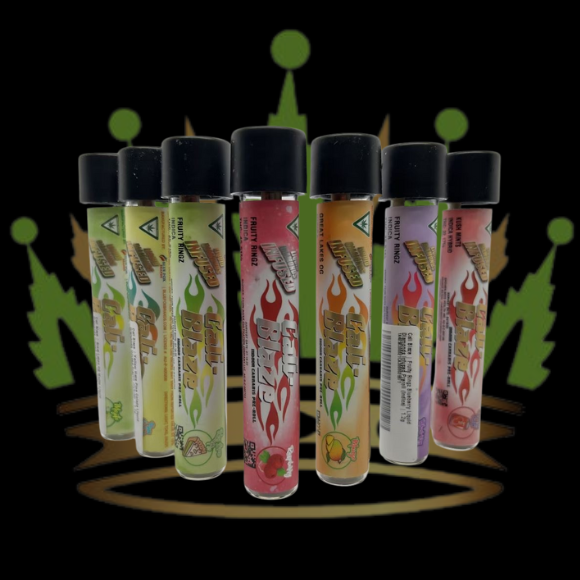 Photograph of product: Cali Blaze Infused Pre Roll - Banana Cream Pie