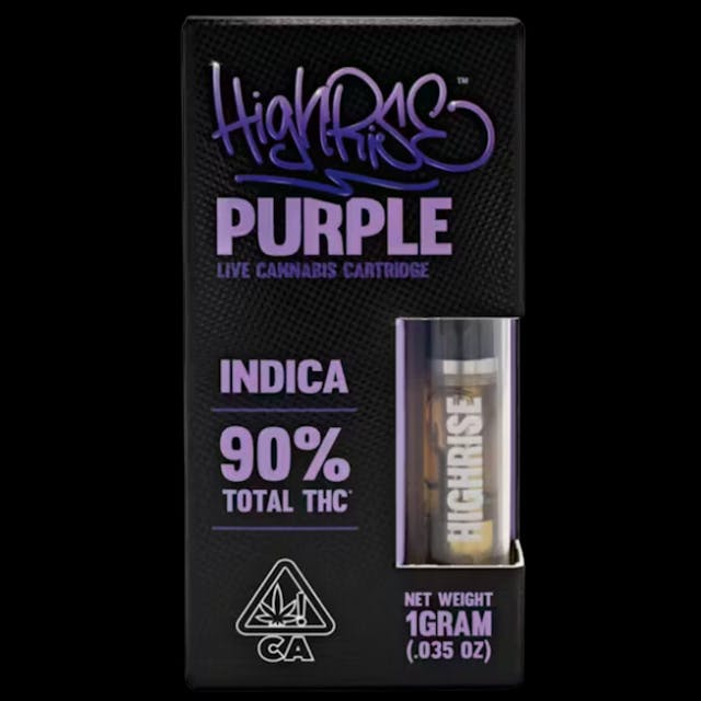 Photograph of product: HGR - Purple 1g Cart - 