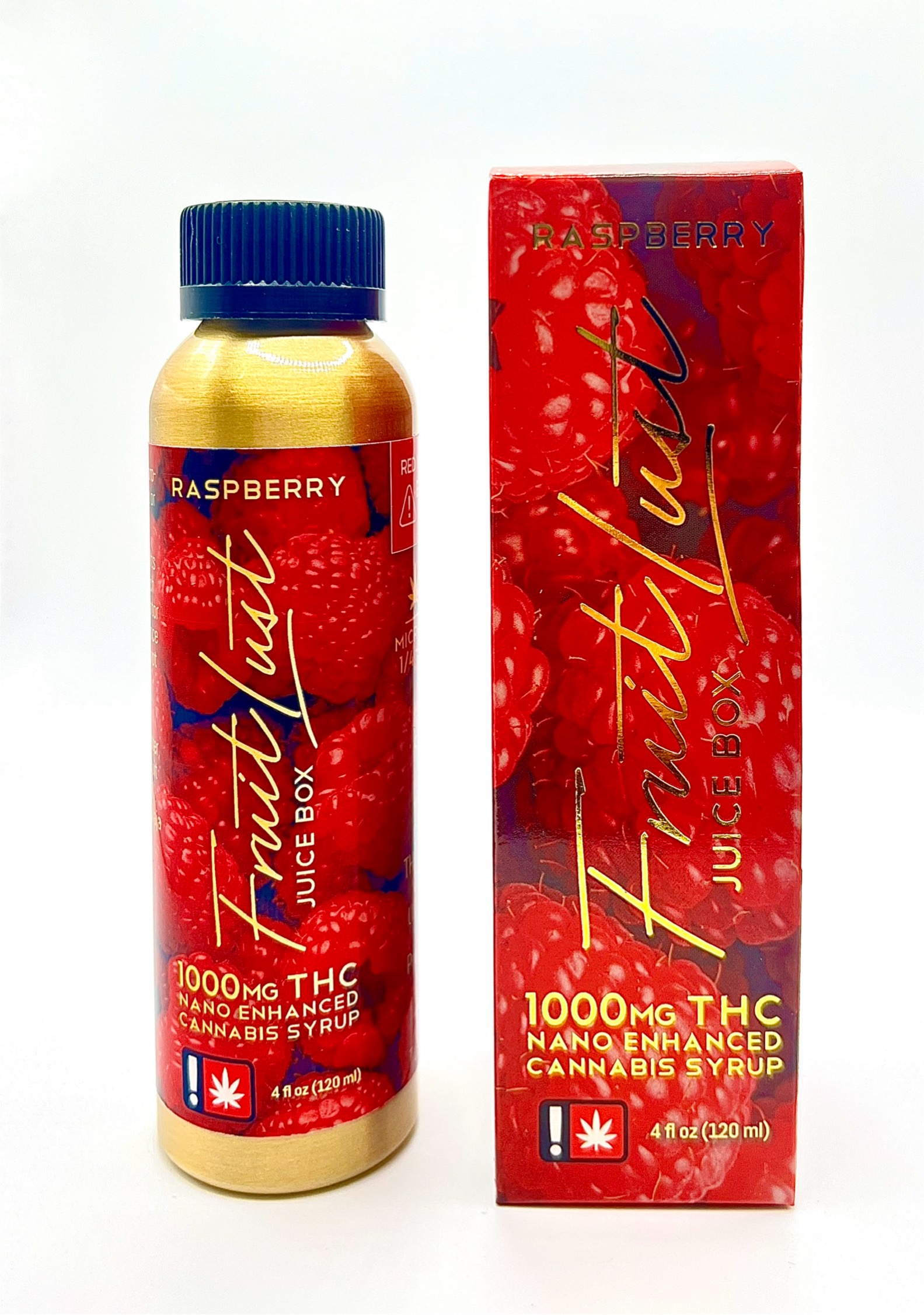 Photograph of product: Fruit Lust | Raspberry | TH-oui | 1,000MG Nano Syrup