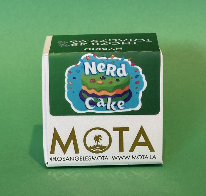 Photograph of product: Mota Extract 1g Nerd Cake Sugar