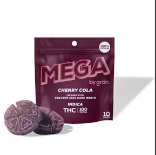 Photograph of product: Gron-Cherry Cola MEGA 'Rosin'-Oui'd 100mg