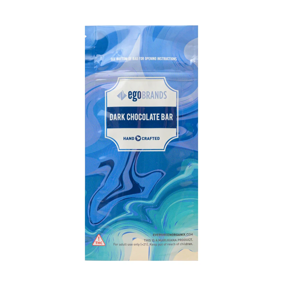 Photograph of product: EGO Brands - Dark Chocolate Bar (H) (100mg)