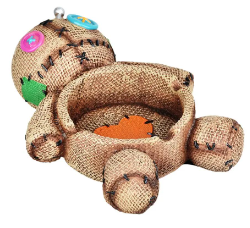 Photograph of product: Canvas Doll | Polyresin Ashtray | 3.5"