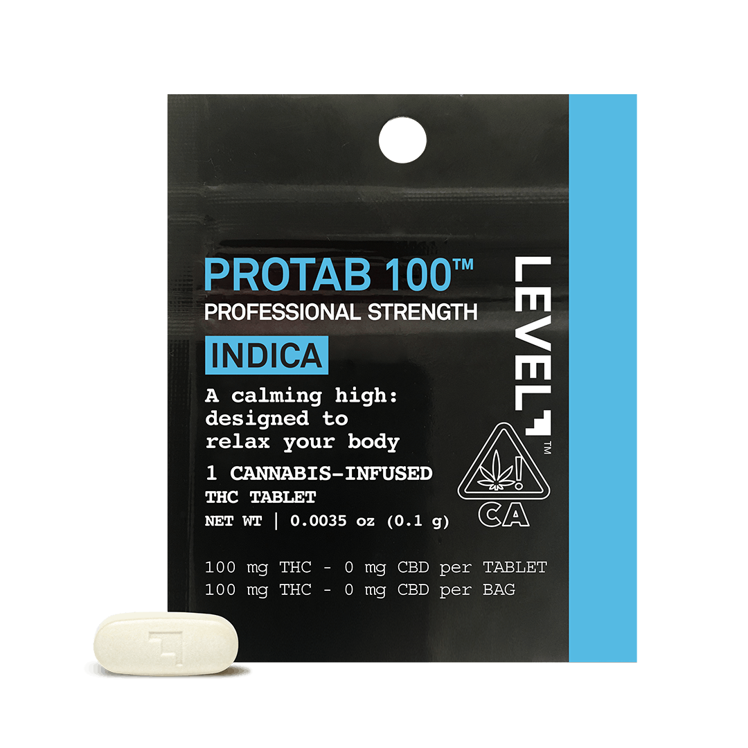 Photograph of product: LEVEL | Oui'd Protab 100 Single (1 Tablet) | 100mg
