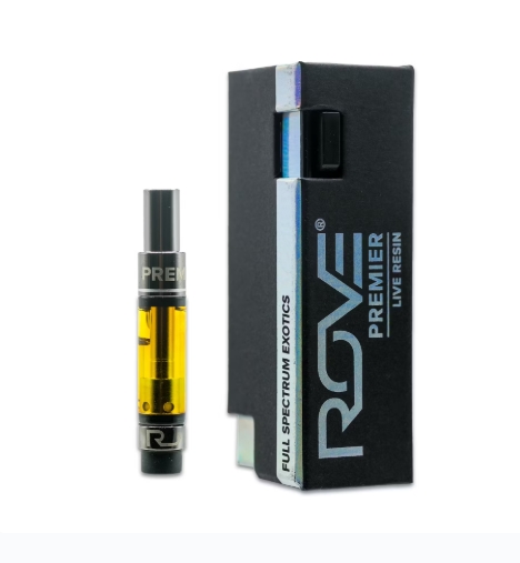 Photograph of product: Purple Roze- - LIVE RESIN- Cartridge- Rove