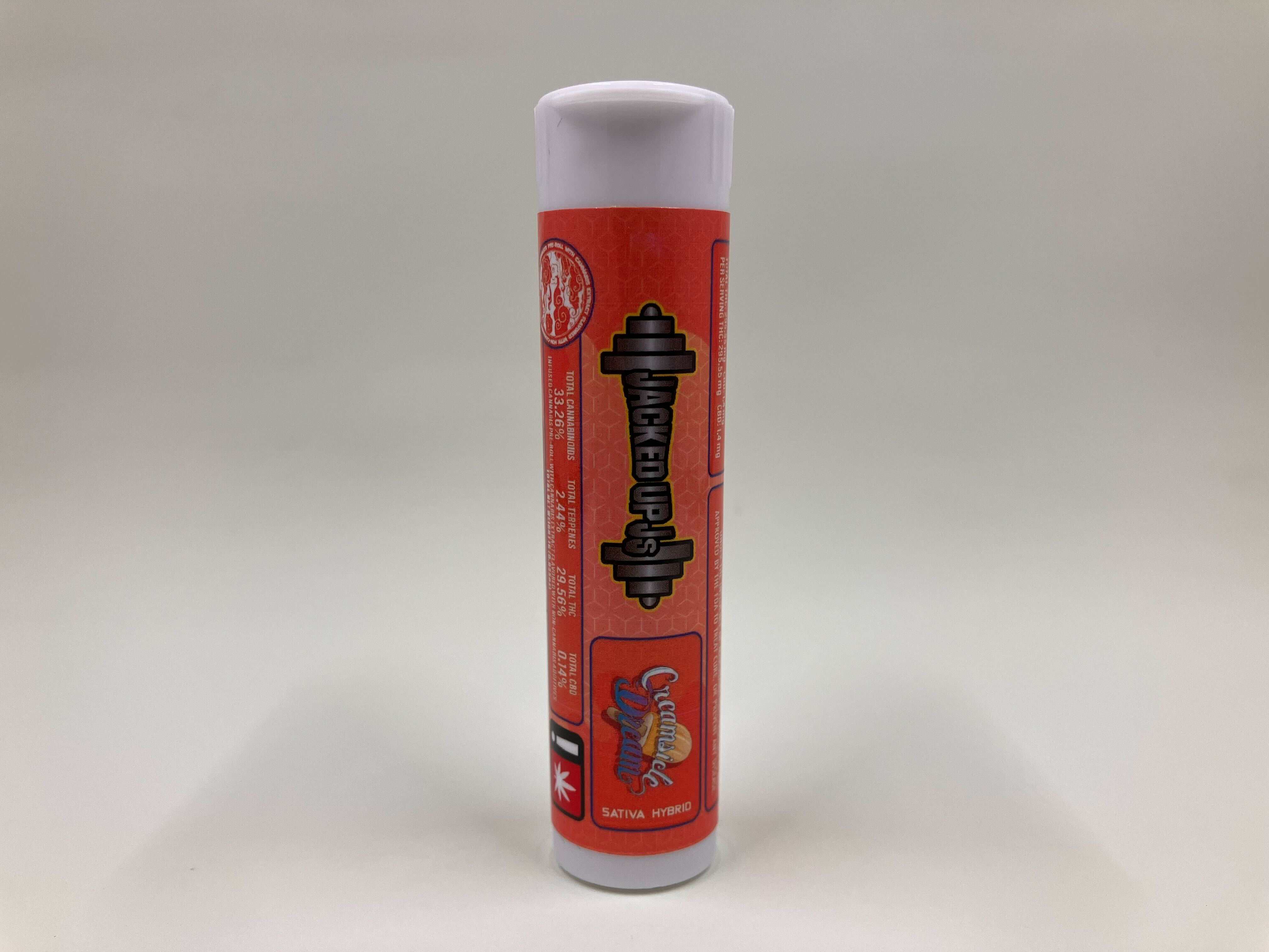 Photograph of Product: Pre-Roll Infused 1g Jacked Up J's Creamsicle (WLE)