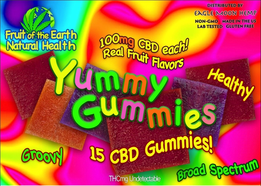 Photograph of product: FOTENH CBD Gummies Broad Spectrum 100mg Each