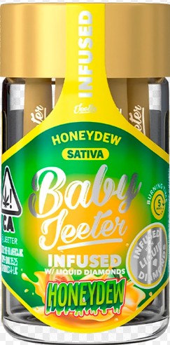 Photograph of product: Baby Jeeter - Honeydew - 5x0.5g Infused Prerolls