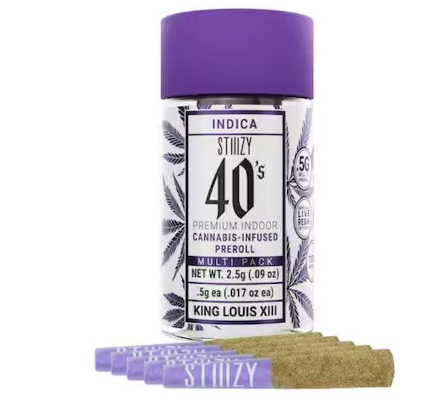 Photograph of product: King Louis XIII 40's Infused 5pk - 