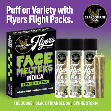 Photograph of product: FACE MELTERS PACK | 3G 6PK CLAYBOURNE CO. FLYERS