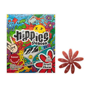 Photograph of product: Hippies Peaces Sour Cherry Berry 10mg 10pk