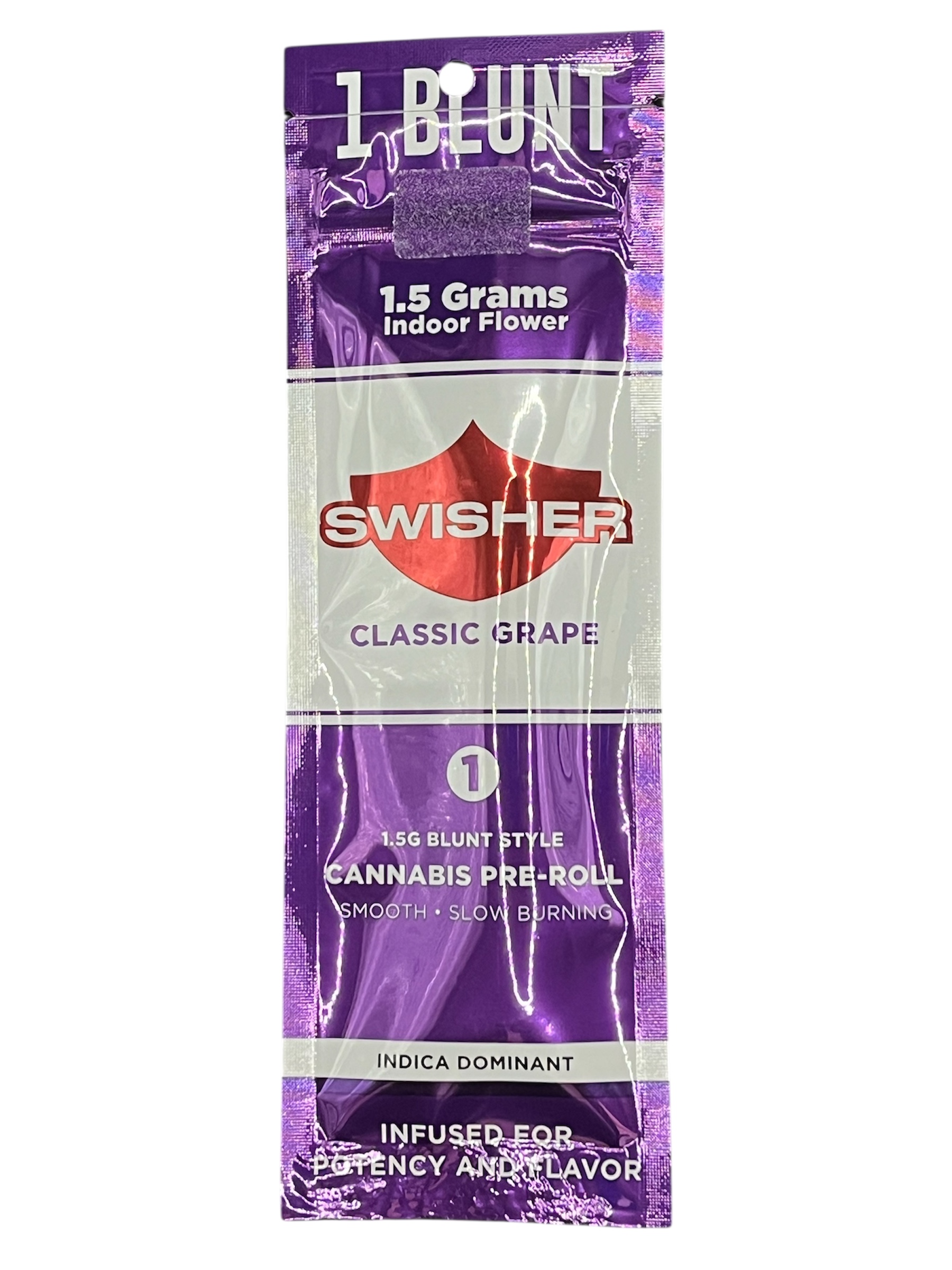 Photograph of product: SWISHER | CLASSIC GRAPE | LIVE RESIN | INFUSED BLUNT