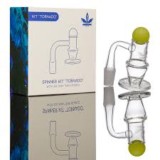 Photograph of product: ACC | aLeaf Quartz Banger Spinner Kit - Tornado | 14mm M