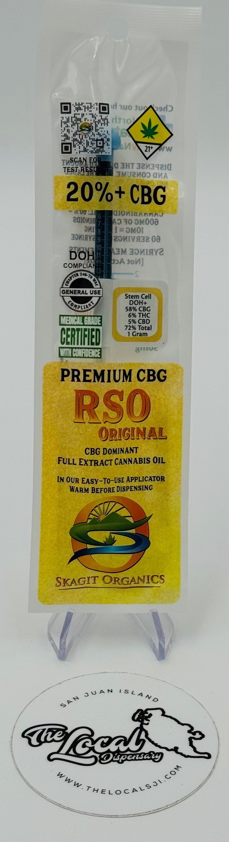 Photograph of product: Stem Cell CBG Original RSO