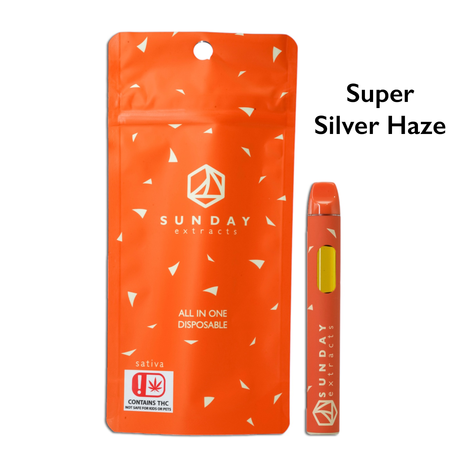Photograph of product: VAPE SE SUPER SILVER HAZE (S) ALL-IN-ONE