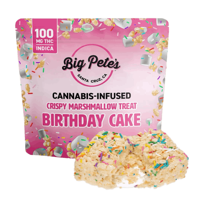 Photograph of product: Birthday Cake Crispy Marshmallow Treat Oui'd 100mg - 
