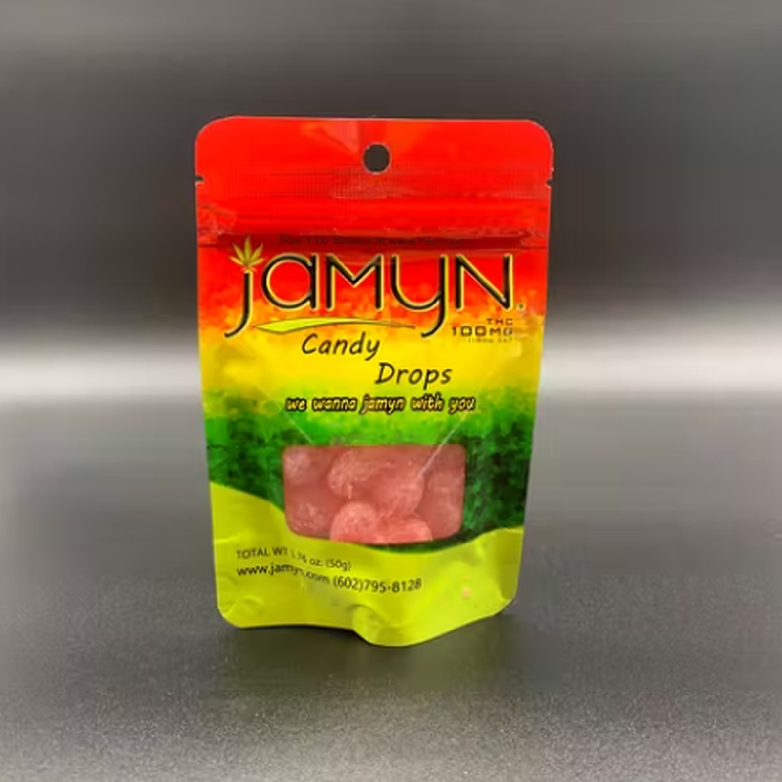 Photograph of product: 100MG JAMYN - Cherry Drops
