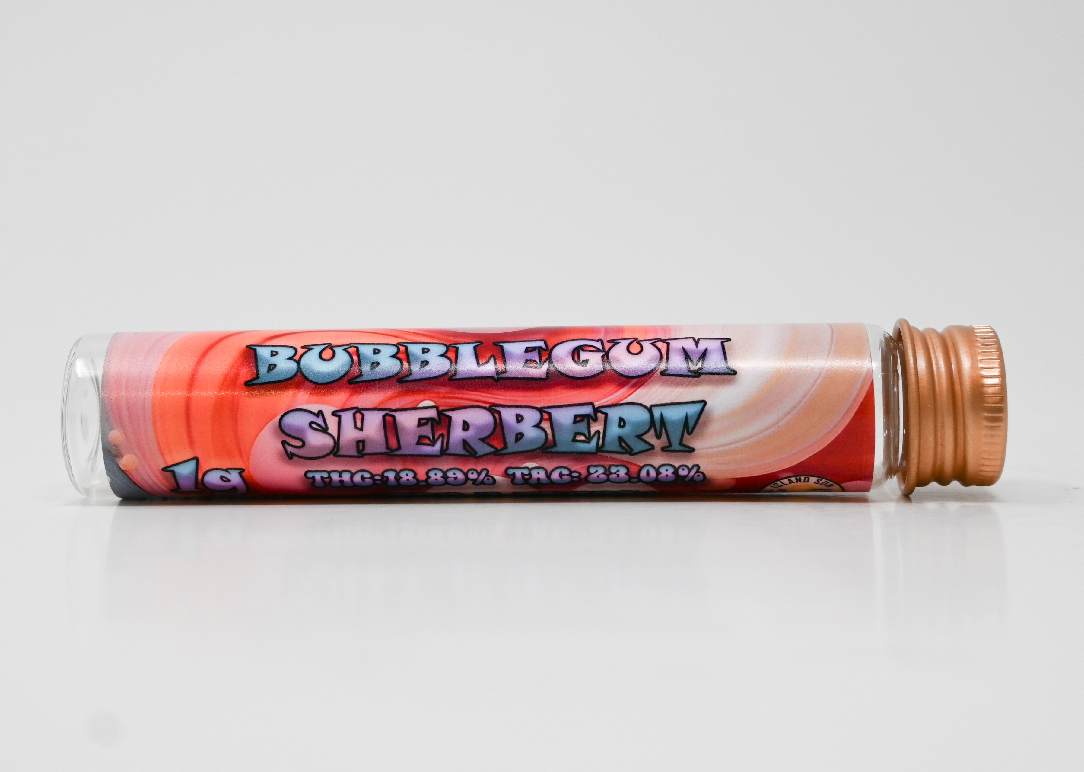 Photograph of product: Island Sun Bubblegum Sherbert Preroll