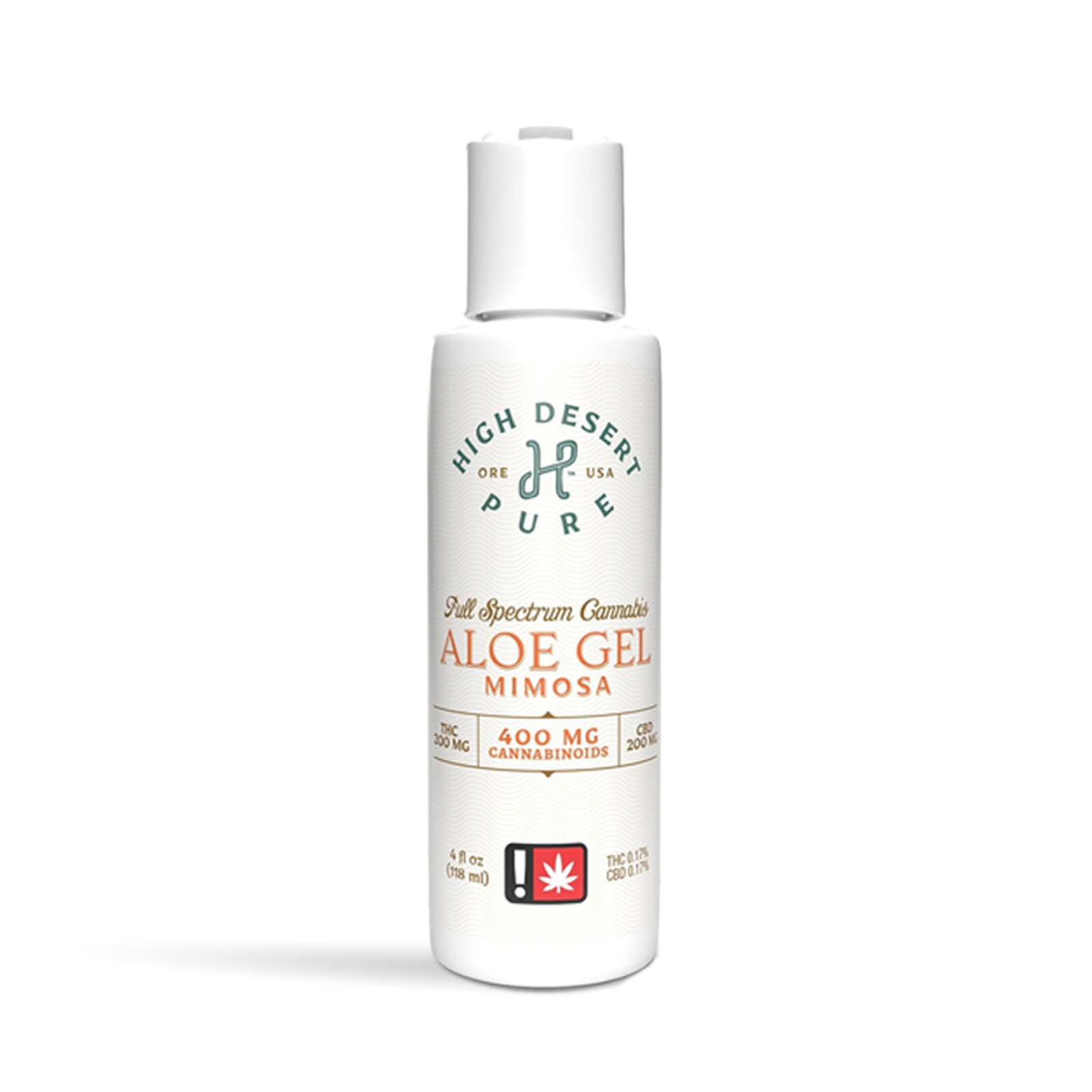 Photograph of product: Aloe Gel | Mimosa | 1:1 TH-oui:CBD | 4fl oz