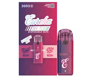 Photograph of product: Eureka Slide Concord Crush x Lychee Luxxe 3 in 1 Oui'd AIO 1g