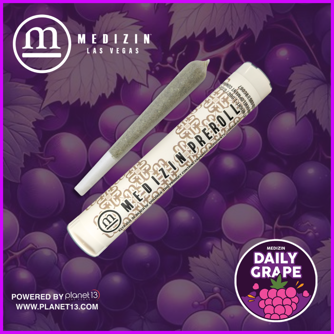 Photograph of product: Daily Grape 1g Preroll