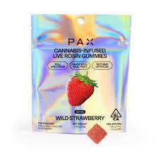 Photograph of product: Wild Strawberry | 100mg Live Rosin Gummies