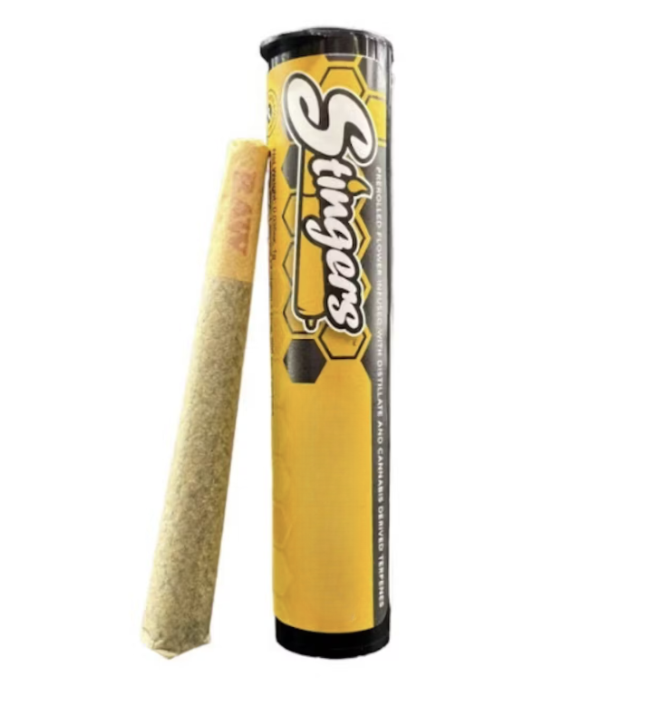 Photograph of product: Blue Razz X Zombie Pre-Roll Infused