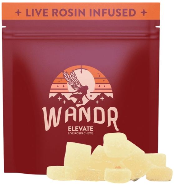 Photograph of product: Live Rosin Sour Blue Raspberry - TH-oui Gummie 10 Pack (100mg)