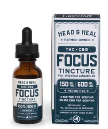 Photograph of product: Focus Tincture - TH-oui:CBG - Head & Heal