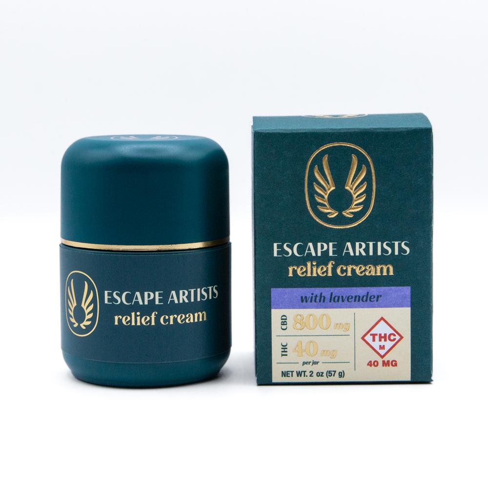 Photograph of product: 20:1 Relief Cream - Lavender - 800mg CBD/40mg TH-oui