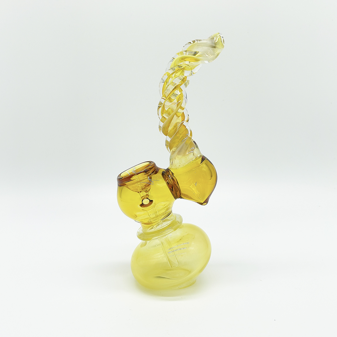 Photograph of product: Bubbler | Yellow Twister | 7"