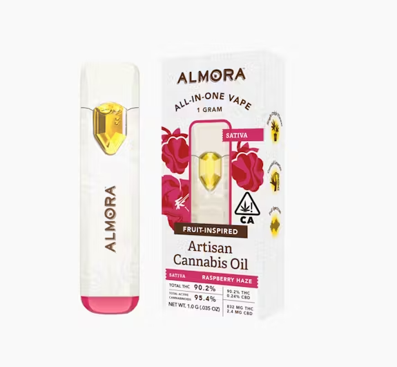 Photograph of product: Almora Farm Pear Herer Oui'd Live Resin AIO 1g