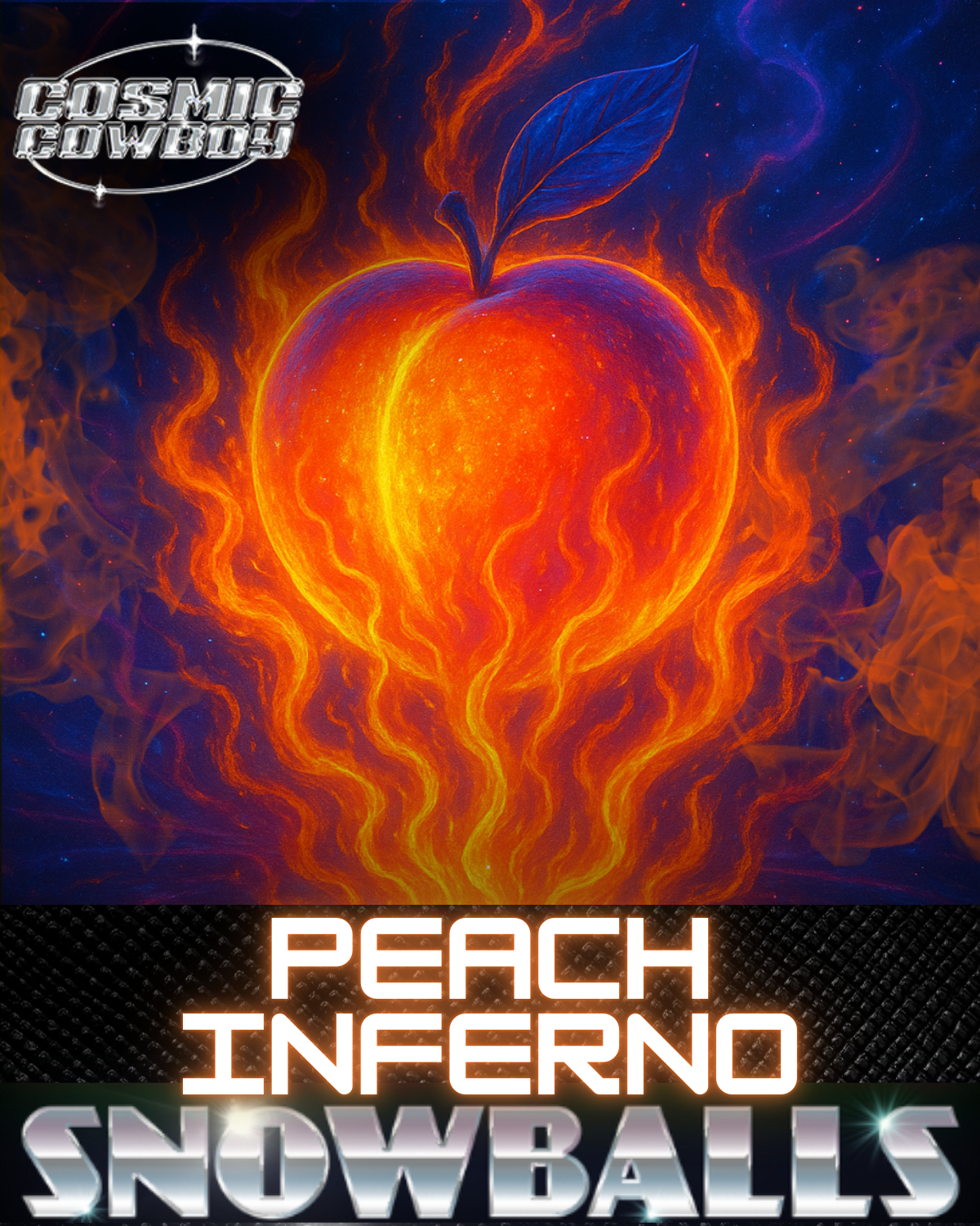 Photograph of product: DELI - COSMIC COWBOY Peach Inferno Snowballs - 1g