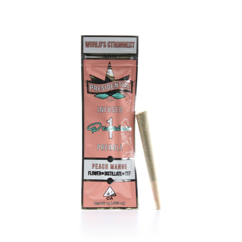 Photograph of product: Presidential - Peach Mango Preroll 1g
