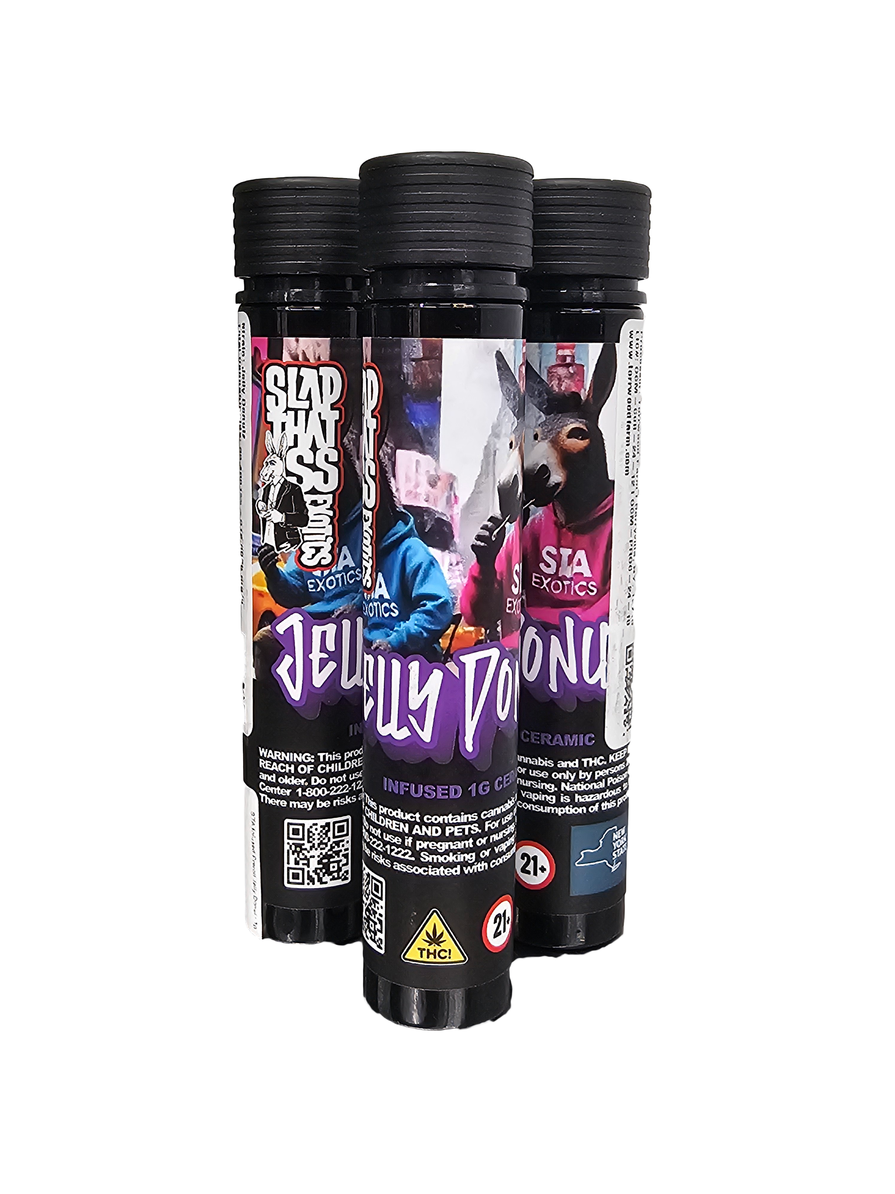 Photograph of product: STA Jelly Donutz 1g Infused Pre-Roll